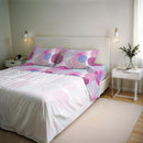 Set Lenzuola con Stampa Sopra Sotto e Federe Linea River Loira Varie Misure