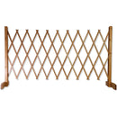 Recinzione Recinto Cani Legno Cancello Divisorio Regolabile 117cm Pieghevole