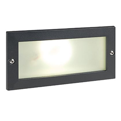 sconto Lampada Segna Passo Rettangolare da Incasso a Parete a LED 10W 3000K Sovil Nero