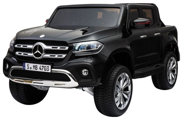 Macchina Elettrica per Bambini 2 Posti 12V con Licenza Mercedes Classe X Pick-up Nera acquista