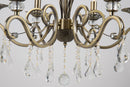 Lampadario Royal Classic in Metallo Grace Ottone