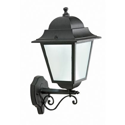 Lampada Applique Grande in Alto con Led Colore Nero per Esterno Linea Mac Sovil