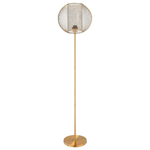 sconto Lampada da Terra Ø35x150 cm E27 Paralume Sferico Oro