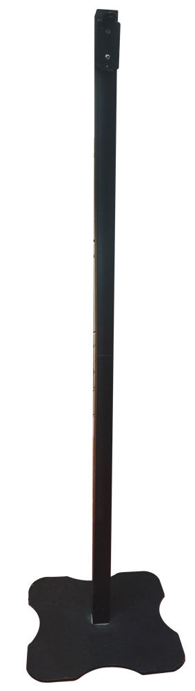 Piantana di Sostegno in Metallo per Distributore di Ticket Visel Nero