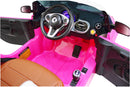 Macchina Elettrica per Bambini 12V Mp4 Smart Fortwo Cabrio Rosa