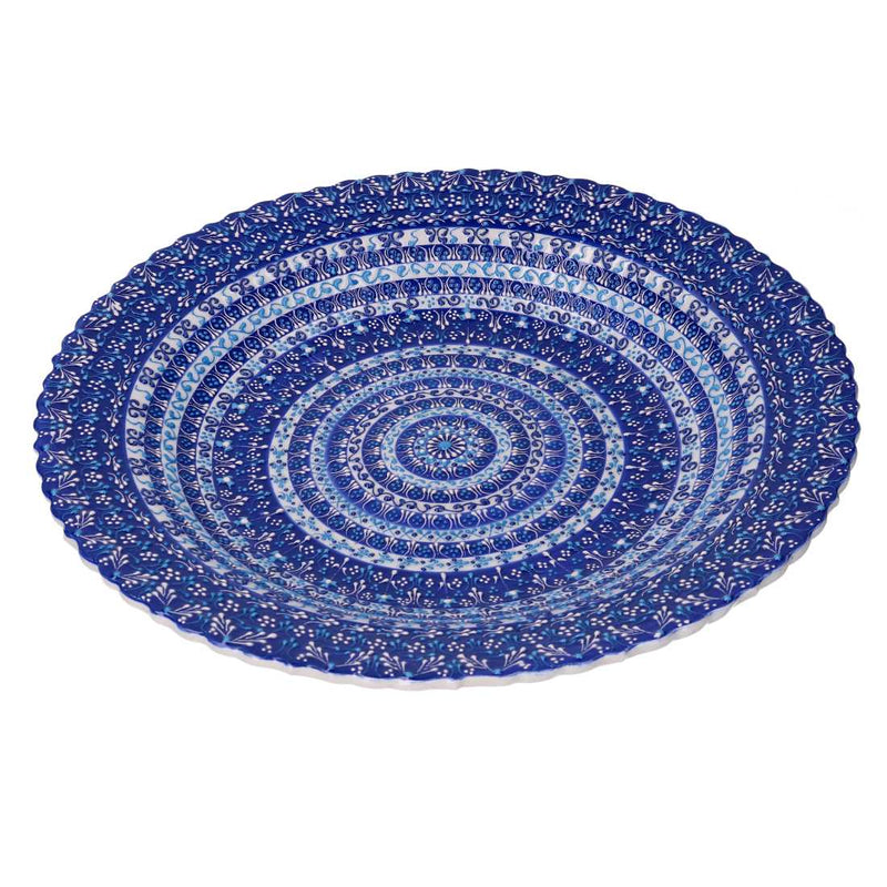 Centrotavola da Cucina Ø40xh4 cm in Ceramica Blu