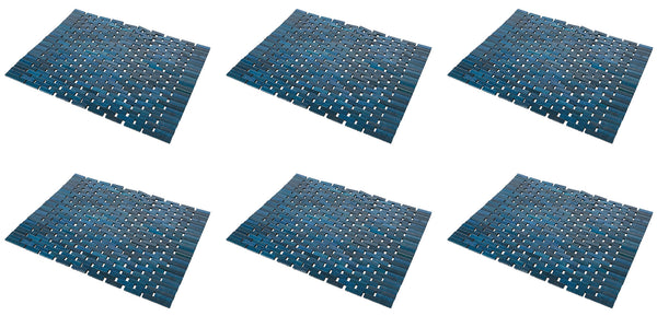 Set 6 Tovagliette 33x45x0,7 cm in Bamboo Villa d'Este Home Tivoli Bamboo Blu sconto