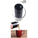 Thermos Digitale Borraccia Termica Capacità 480 ml Tappo Antiperdita in Acciaio Nero      