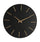 Orologio da Parete  Ø40x5 cm in Legno TimeLine Nero