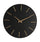 Orologio da Parete  Ø40x5 cm in Legno TimeLine Nero