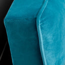 Divano Letto 3 Posti Matrimoniale 178x87x81 cm  in Tessuto Effetto Velluto Verde