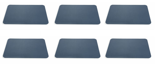 Set 6 Tovagliette 45x30x0,2 cm in Pvc Villa d'Este Home Tivoli Texas Blu prezzo