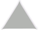 Tenda a Vela Ombreggiante Triangolare 5x5x5m in Poliestere Grigio Cenere