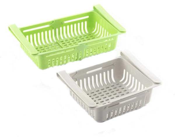 prezzo Cassetto Multiuso per Frigorifero Organizer Estensibile in Plastica