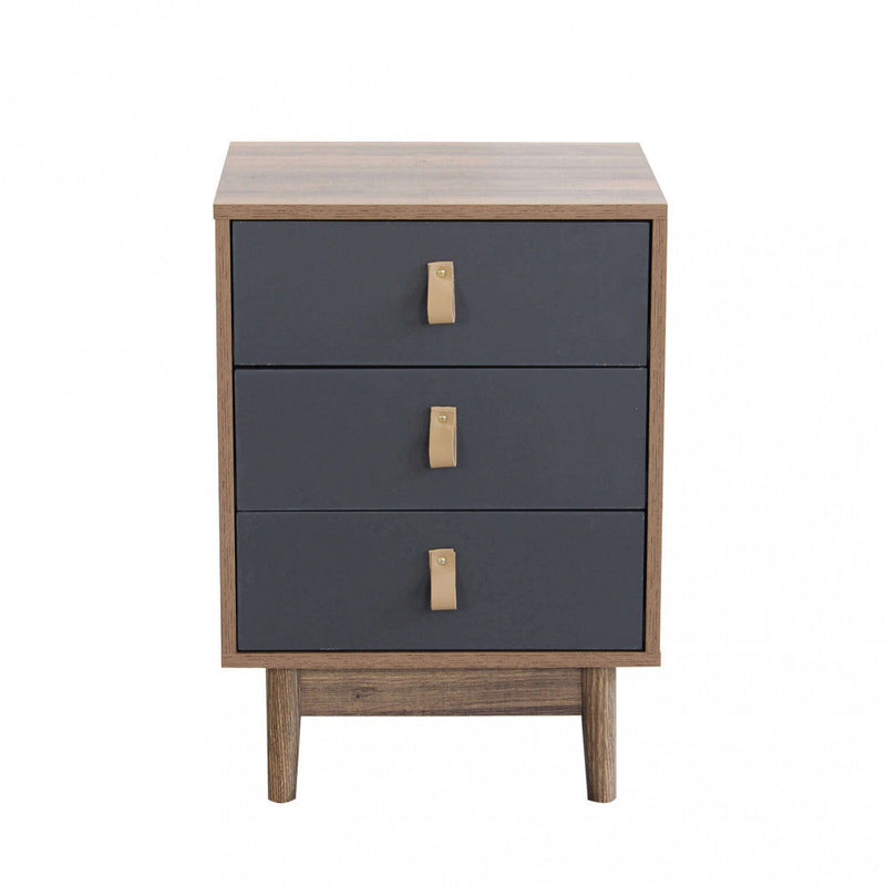 Mobiletto Norbert 45x39x63 h cm in Legno Grigio