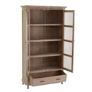 Mobile Vetrina 2 Ante 1 Cassetto in Legno Cracovia