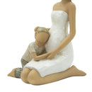 Donna Wood Incinta 8x7x11,5 cm in Poliresina