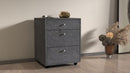 Cassettiera 3 Cassetti 47x45x61,2 cm Selina Report Grigio  