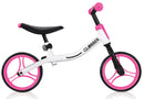 Bicicletta Pedagogica per Bambini 10" Senza Pedali Globber Go Bike Bianco e Rosa