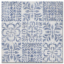 Quadro in legno blu quadro cm 80x80xh3,5