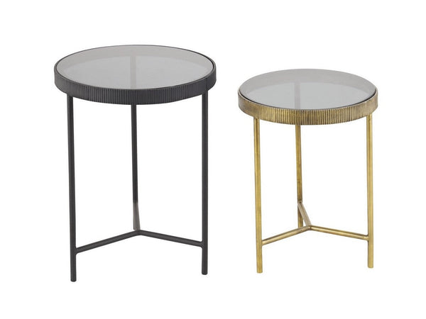 Set 2 Tavolini Rotondi Yamir Alto prezzo