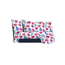 Set Lenzuola con Stampa Sopra Sotto e Federe Petali