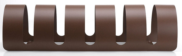 Rastelliera Portabici 5 Posti in Ferro 90x30x23 cm Belfer Bike Rack 42/PB Ruggine prezzo