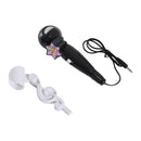 Mini Pianoforte Giocattolo per Bambini con Microfono e Sgabello Nero 