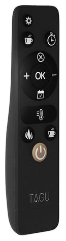 Camino Elettrico da Pavimento Effetto Fiamma 1500W Tagu Larsen Bianco