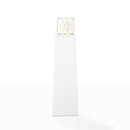 Camino a Bioetanolo da Pavimento 40x40x145 cm per Esterno Vulcano Bianco