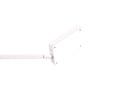 Lampada da Tavolo da Interno a LED in Metallo Bianco Opaco