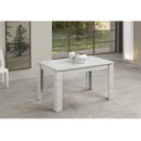 Tavolo allungabile 140/180x80x76 cm Maribor betulla bianco oliva