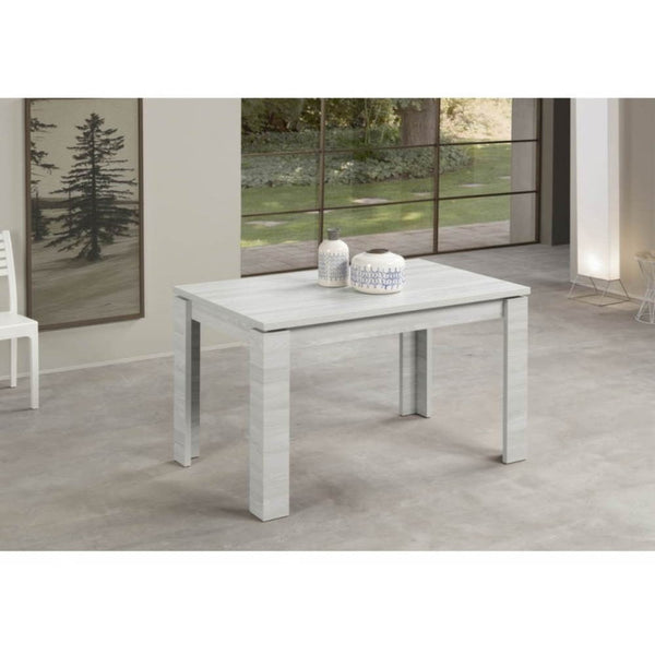 prezzo Tavolo allungabile 140/180x80x76 cm Maribor betulla bianco oliva