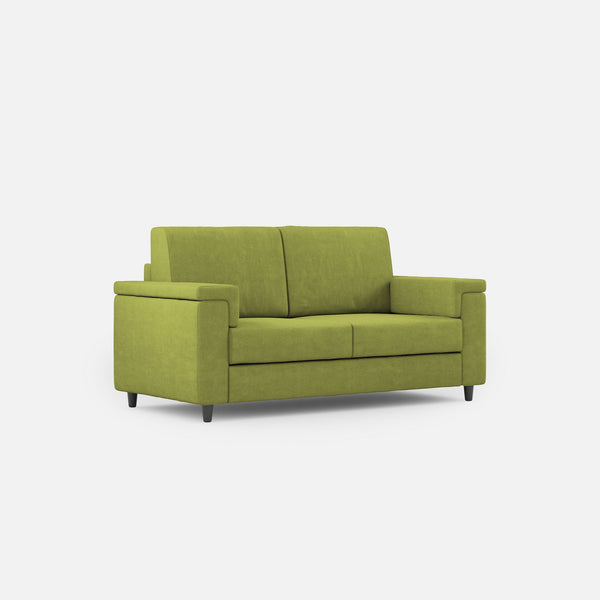 sconto Divano 2 Posti 168x85x85 cm Marrak in Tessuto Verde