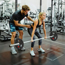 Set Dischi Pesi Palestra 2x5kg Foro 5 cm in Acciaio Rivestiti in Plastica Nero      