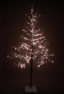 Faggio H180 cm con 270 Led e Movimento per interno Marrone