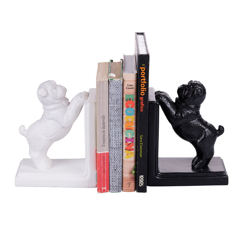 Set 2 Fermalibri 15,5x10x20 cm  in Poliresina VdE Tivoli 1996 Dogs