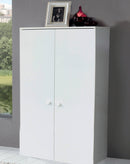 Mobiile 2 Ante 7 Ripiani 55x34x112 cm in PB Bianco