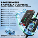 Caricabatterie Auto Elettrica 3,7 kW Tipo 2 con Cavo 5 m 6A-16A e Timer in TPU      