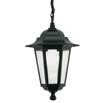 online Lampada Sospesa Colore Nero per Esterno Linea Mini Esagonale Sovil