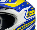 Casco Integrale per Moto Cross con Frontino CGM Freeway 601S Giallo