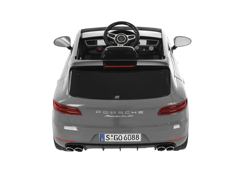 Macchina Elettrica Suv per Bambini 12V con Licenza Porsche Macan Silver