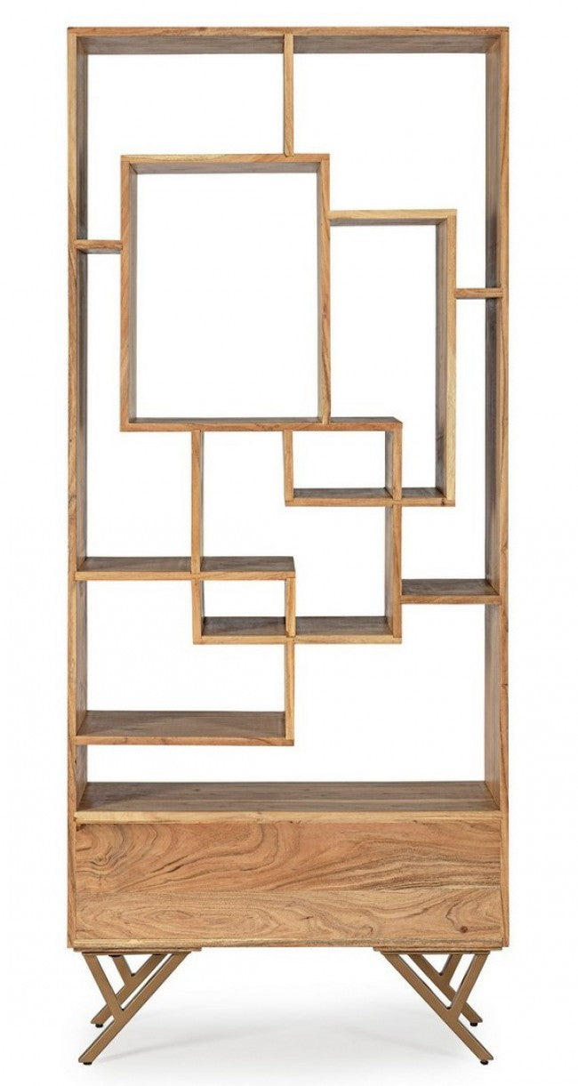 Libreria 1 Cassetto 80x30x185h cm Raida 