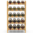 Cantinetta Portabottiglie di Vino  20 Posti in Legno Bambù Naturale   