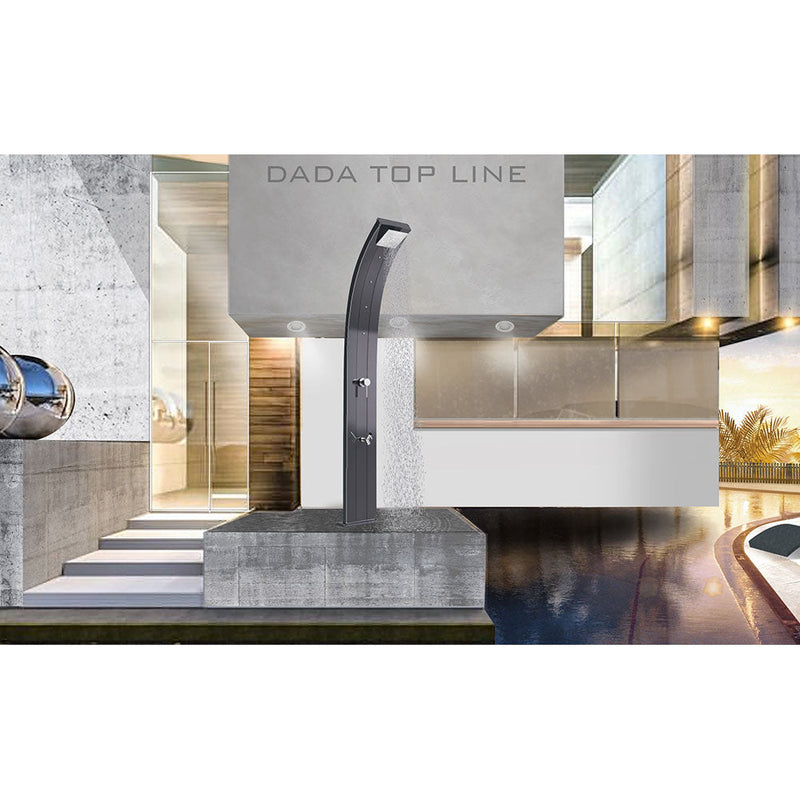 Doccia Solare da Giardino Miscelatore Nebulizzatore e Lavapiedi Arkema Dada Top Line Vari Colori