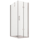 Box Doccia Angolare 1 Anta a Libro in Cristallo Trasparente 6mm H195 Bonussi Eloisa Varie Misure