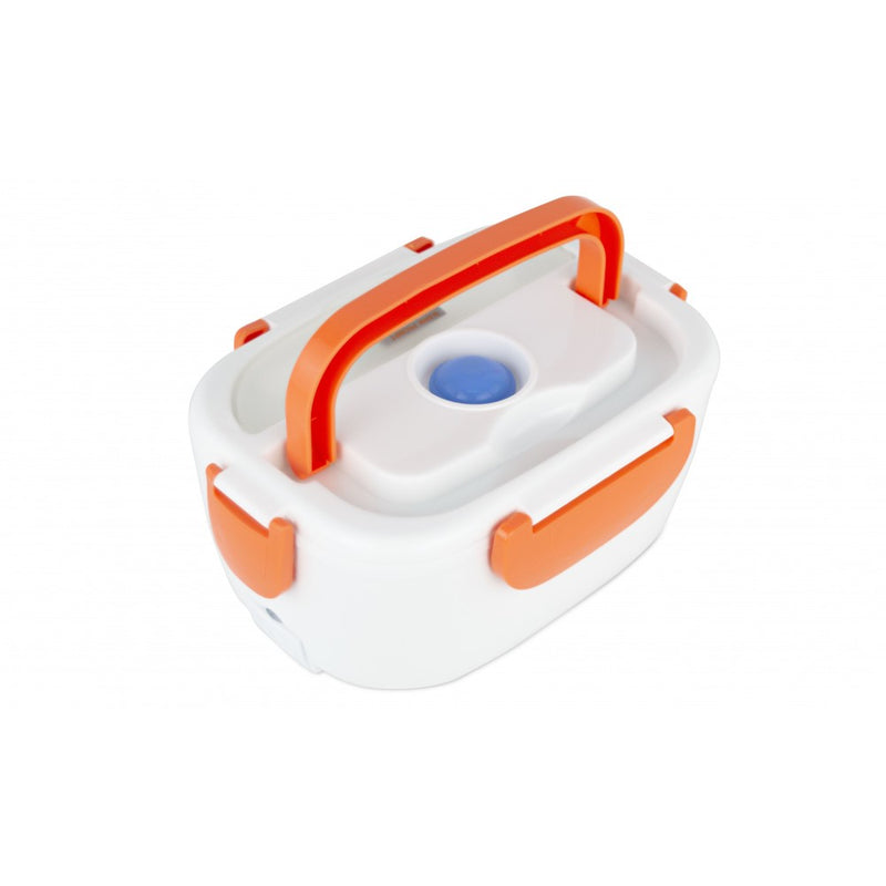 Scaldavivande Elettrico 24x17x10 cm 40W 2 scompartimenti interni con cucchiaio Arancio