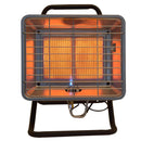 Stufa a Gas Gpl da Interno con Supporto 3,5kW Qlima FGHX145 Silver e Nero