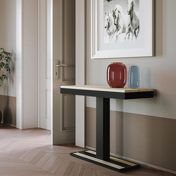 acquista Consolle Allungabile 90-190x40x77 cm in Nobilitato Marrone