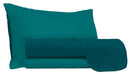 Set Lenzuola Sopra Sotto e Federe Doubleface Verde Petrolio\/Verde Bottiglia